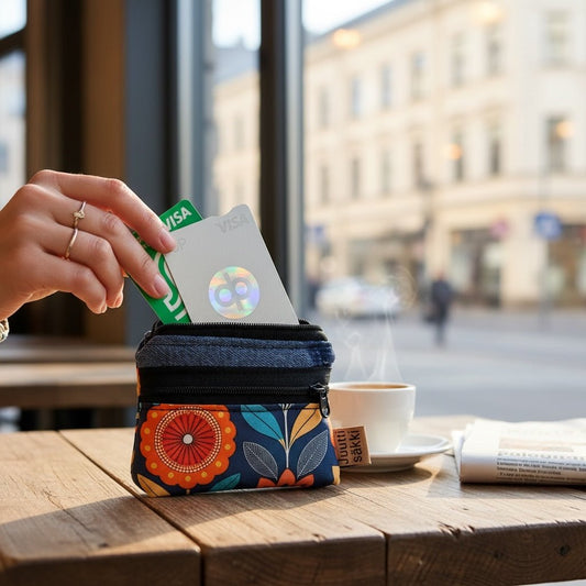 Kukkakukkaro - Lahja ja Sisustus Juuttisäkki