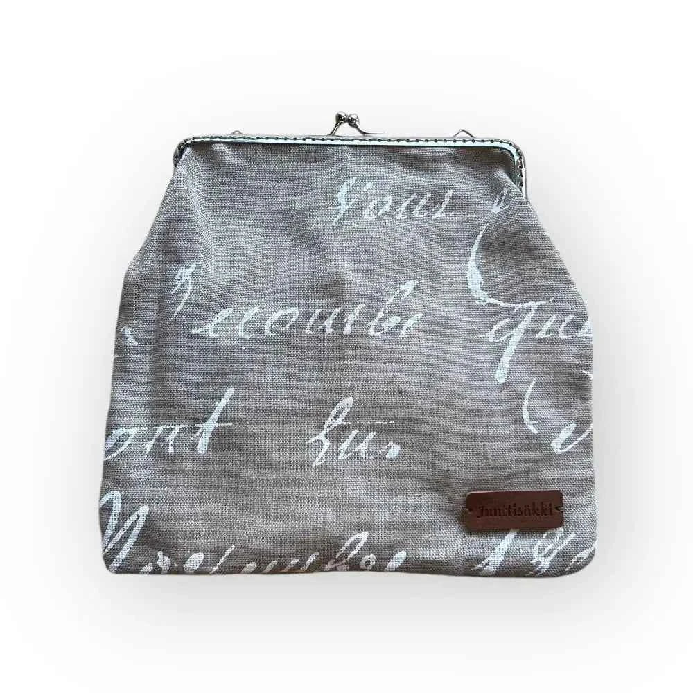 Kukkarolaukku Viesti - Lahja ja Sisustus Juuttisäkki