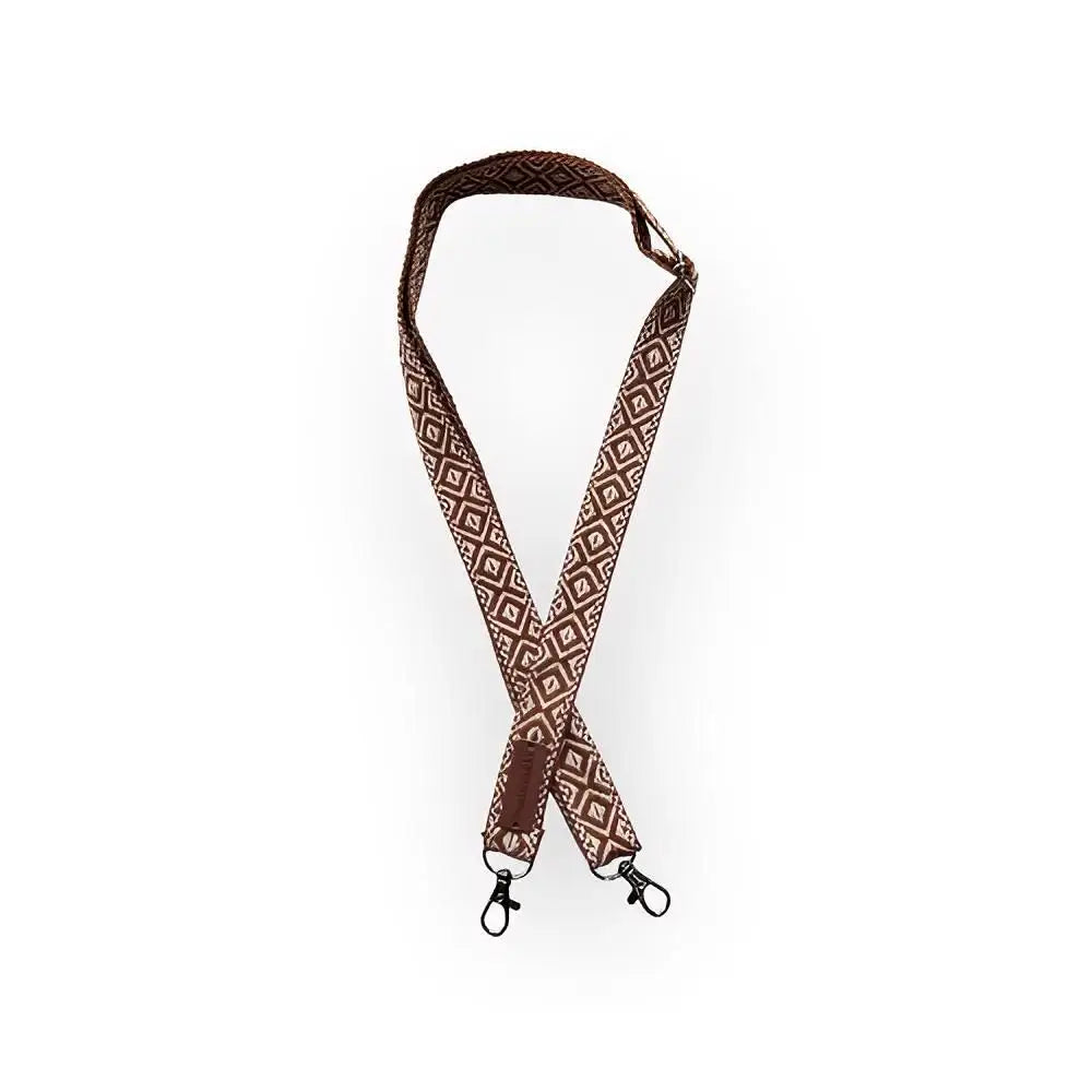 Laukun Olkahihna - Ethnic Shoulder Straps Ruskea