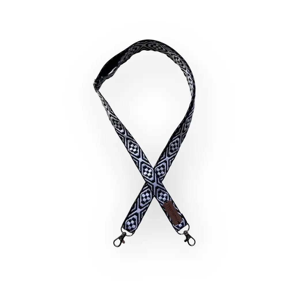 Laukun Olkahihna - Kapea musta - Lahja ja Sisustus Juuttisäkki