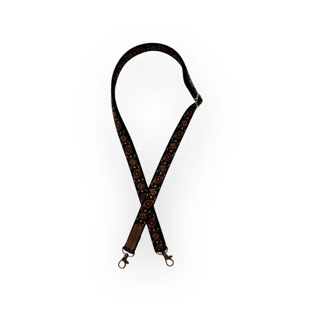 Laukun Olkahihna - Kapea oranssi ruutu Shoulder Straps