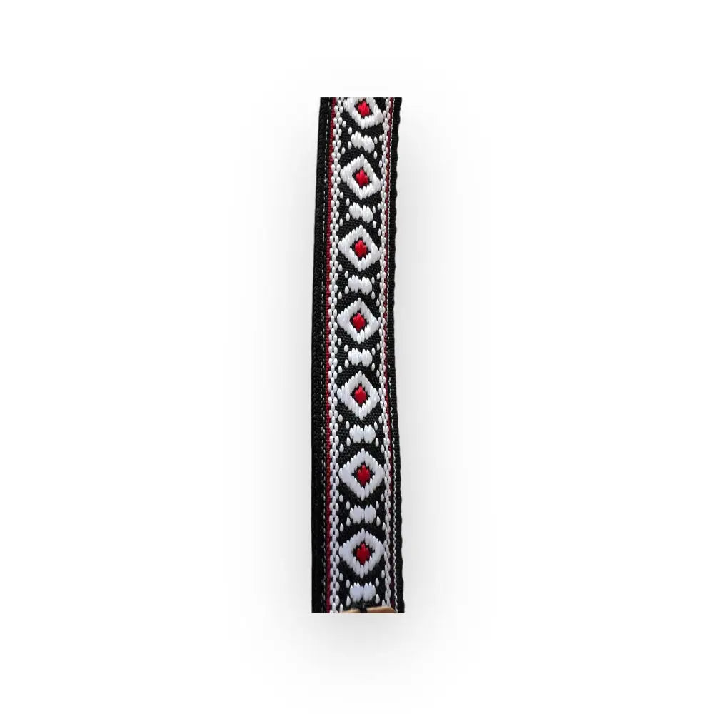 Laukun Olkahihna - Kapea valkoinen kuvio Shoulder Straps