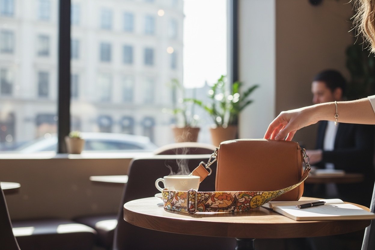 Laukun Olkahihna - Kesä - Lahja ja Sisustus Juuttisäkki