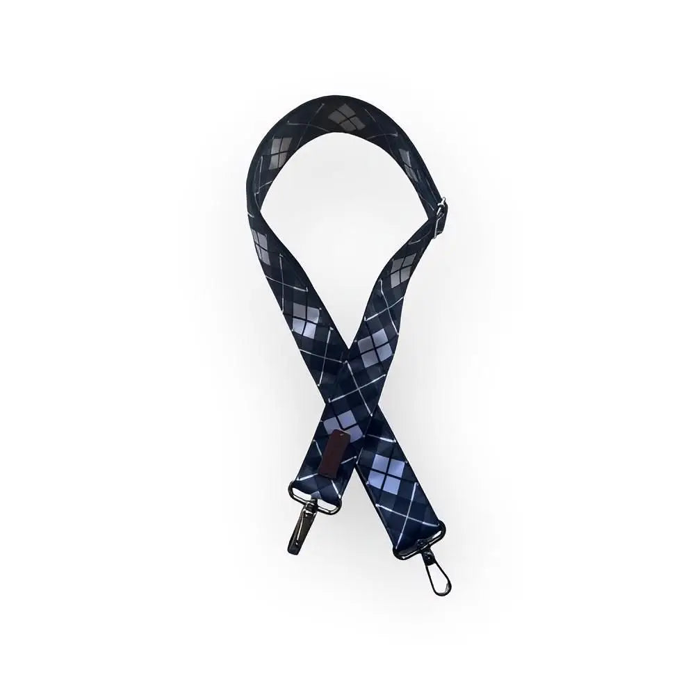 Laukun Olkahihna - mustakuvio Shoulder Straps Ruutu / Iso