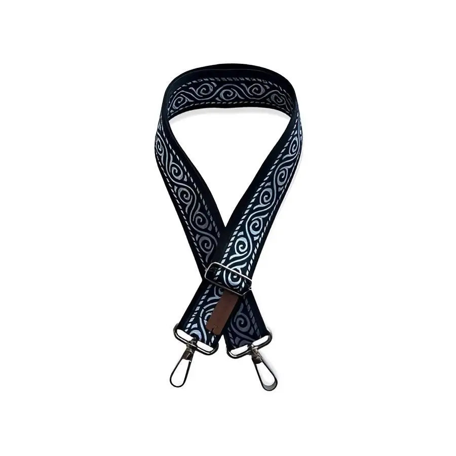 Laukun Olkahihna - Mustat Shoulder Straps Tribali / Iso