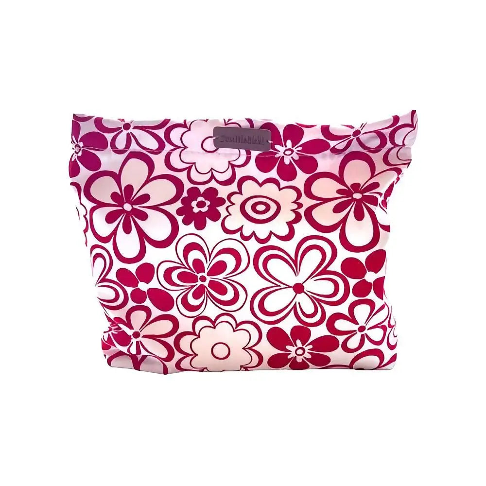 Meikkilaukku Flower Makeup Bags punainen