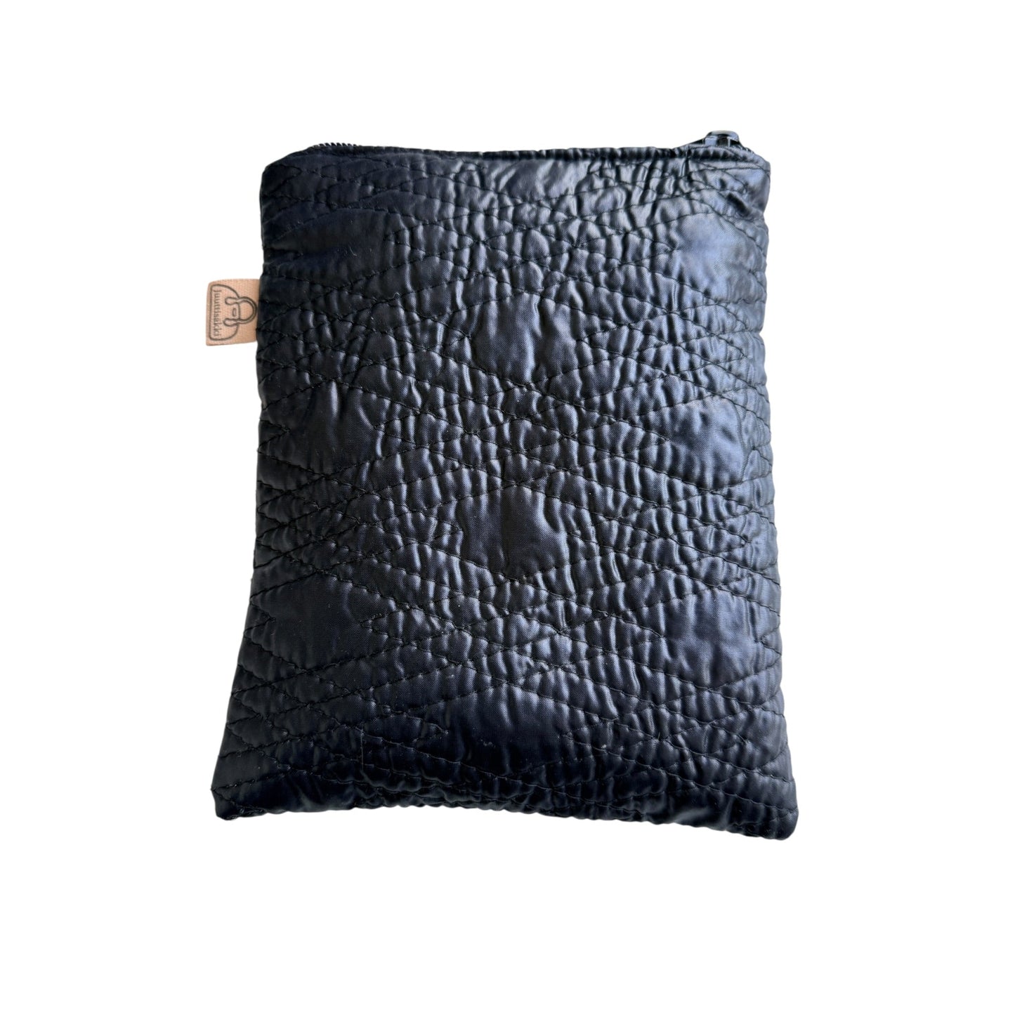 Meikkilaukku Musta Kroko - Lahja ja Sisustus Juuttisäkki