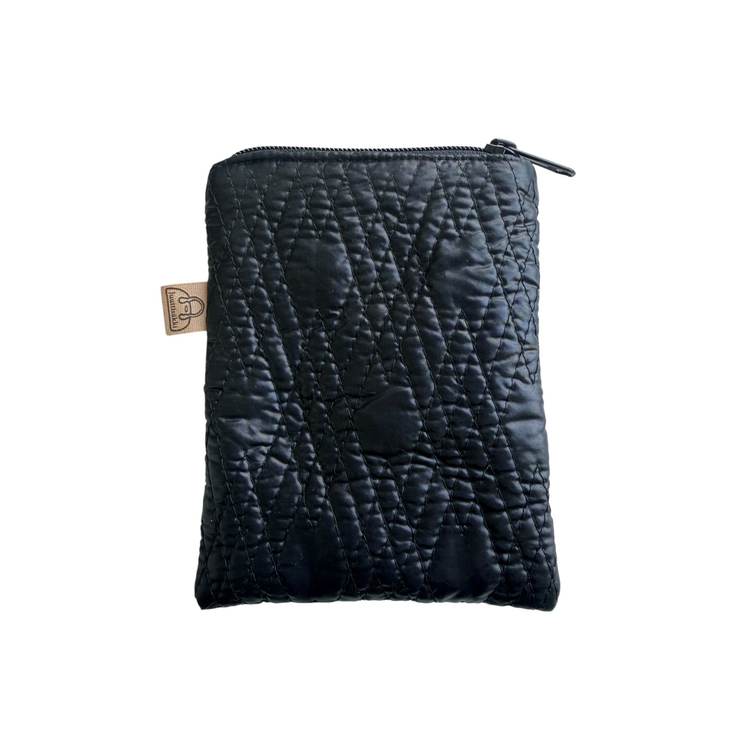 Meikkilaukku Musta Kroko - Lahja ja Sisustus Juuttisäkki