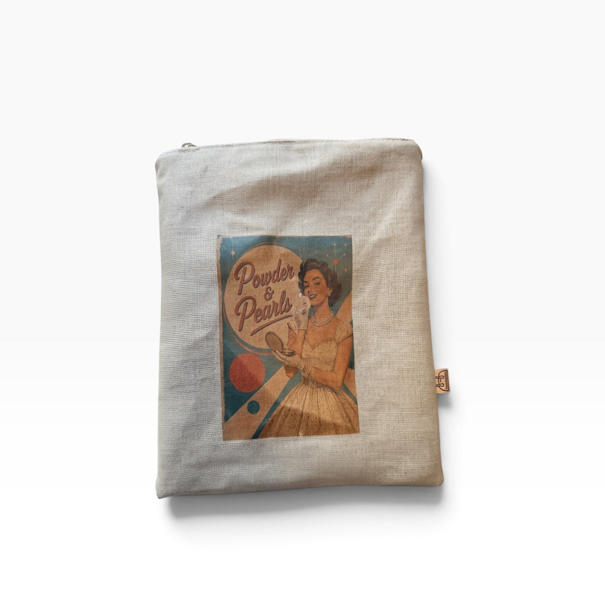 Meikkipussi Vintage -Lahja ja Sisustus Juuttisäkki