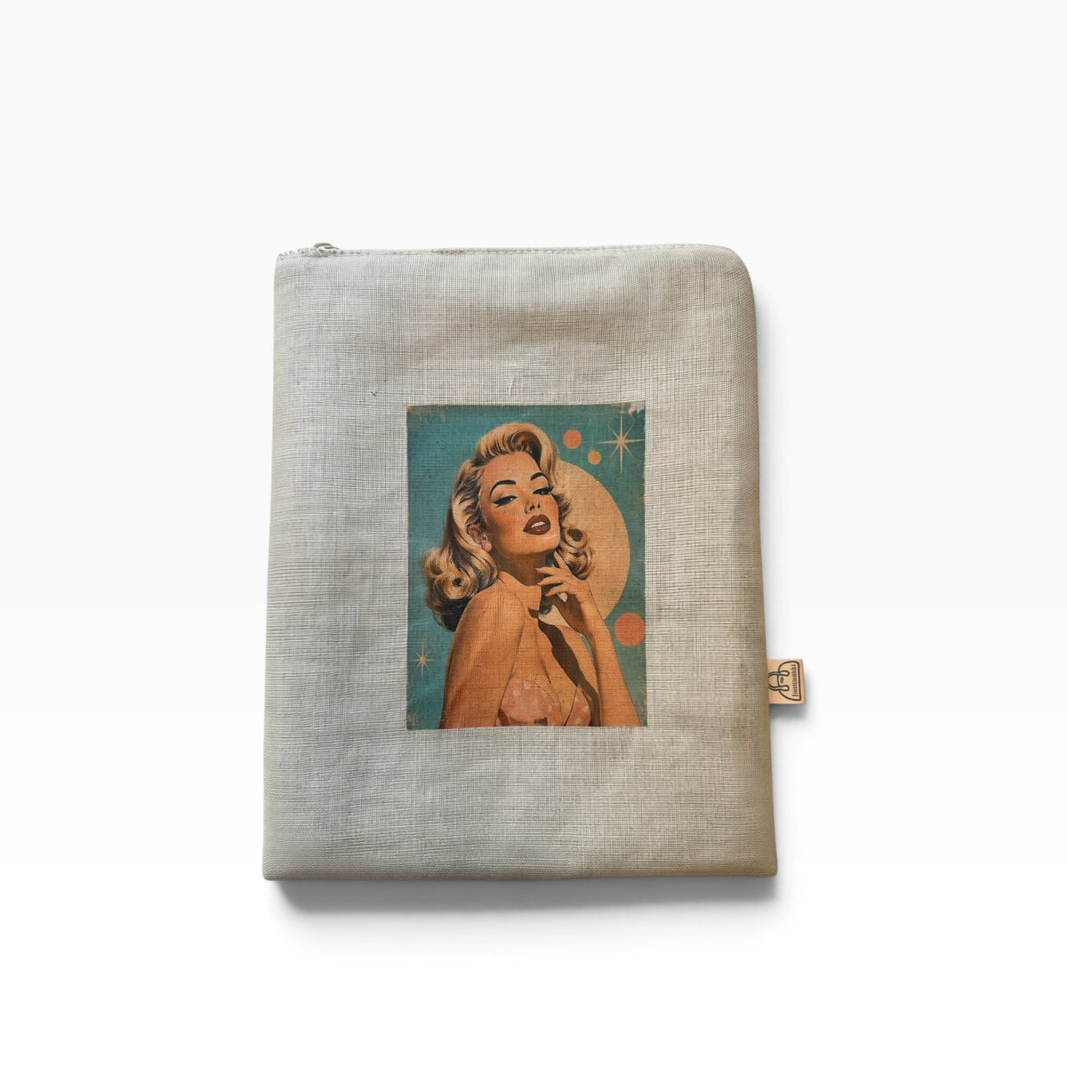 Meikkipussi Vintage -Lahja ja Sisustus Juuttisäkki