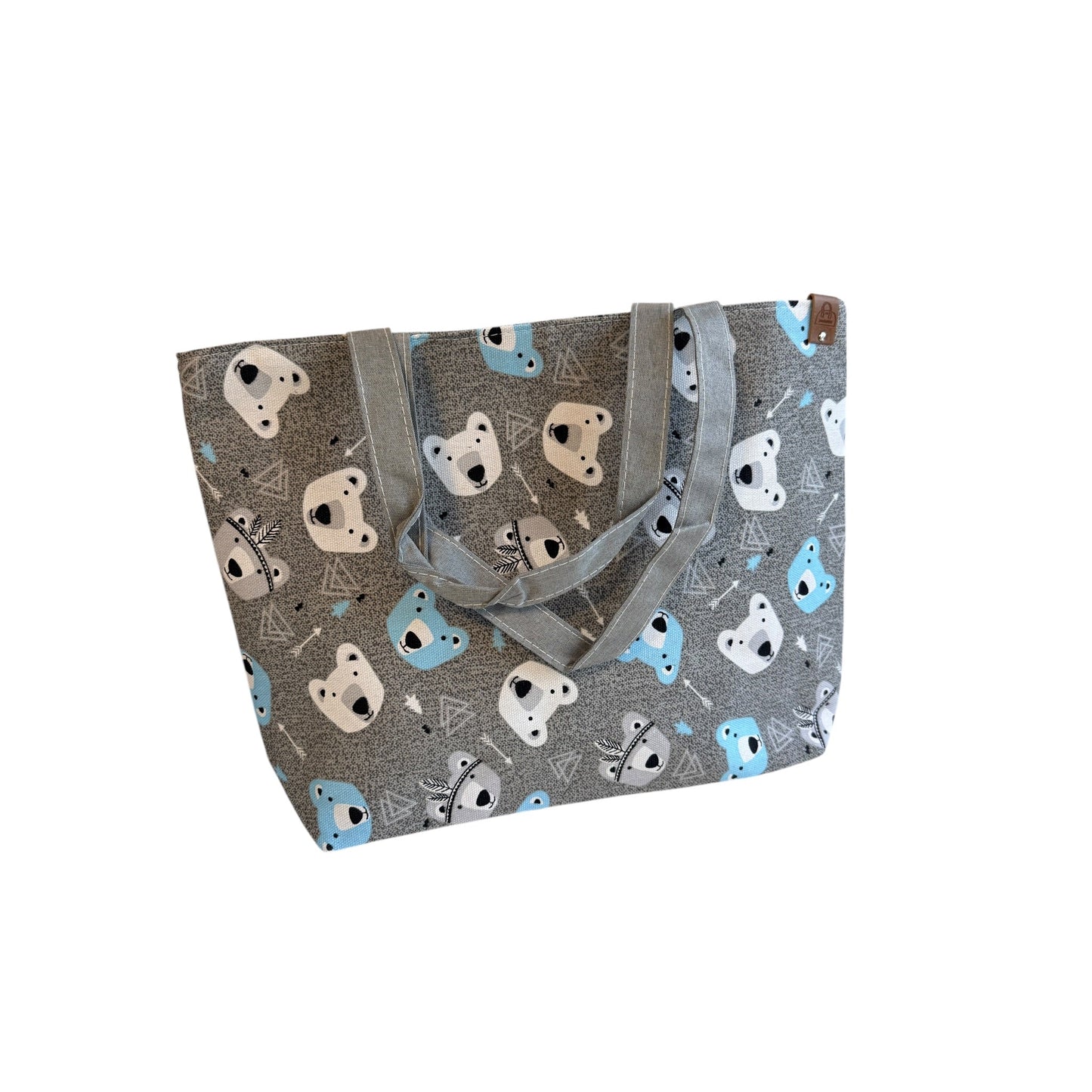 Olkalaukku Karhu - Lahja ja Sisustus Juuttisäkki