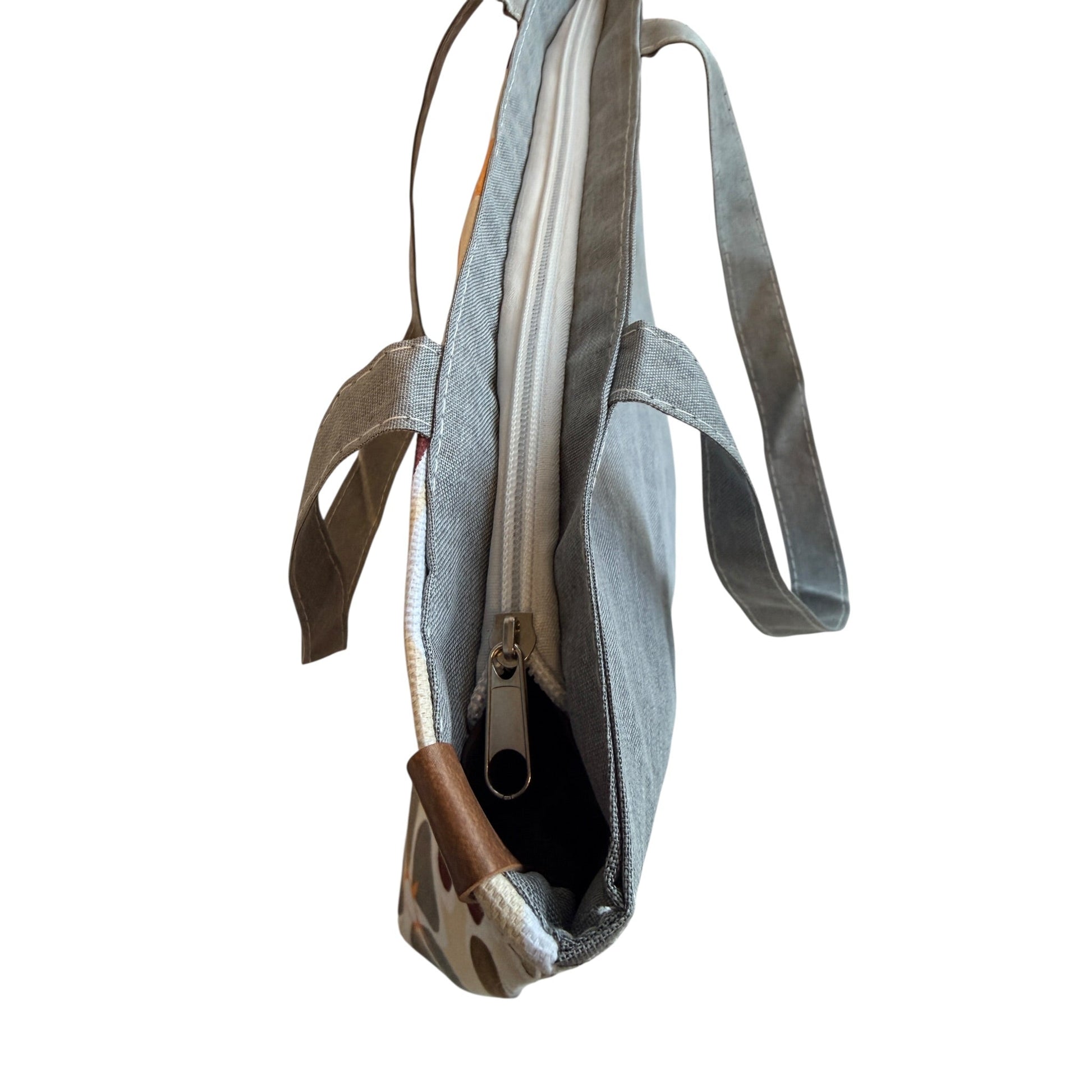 Olkalaukku Kukka - Lahja ja Sisustus Juuttisäkki