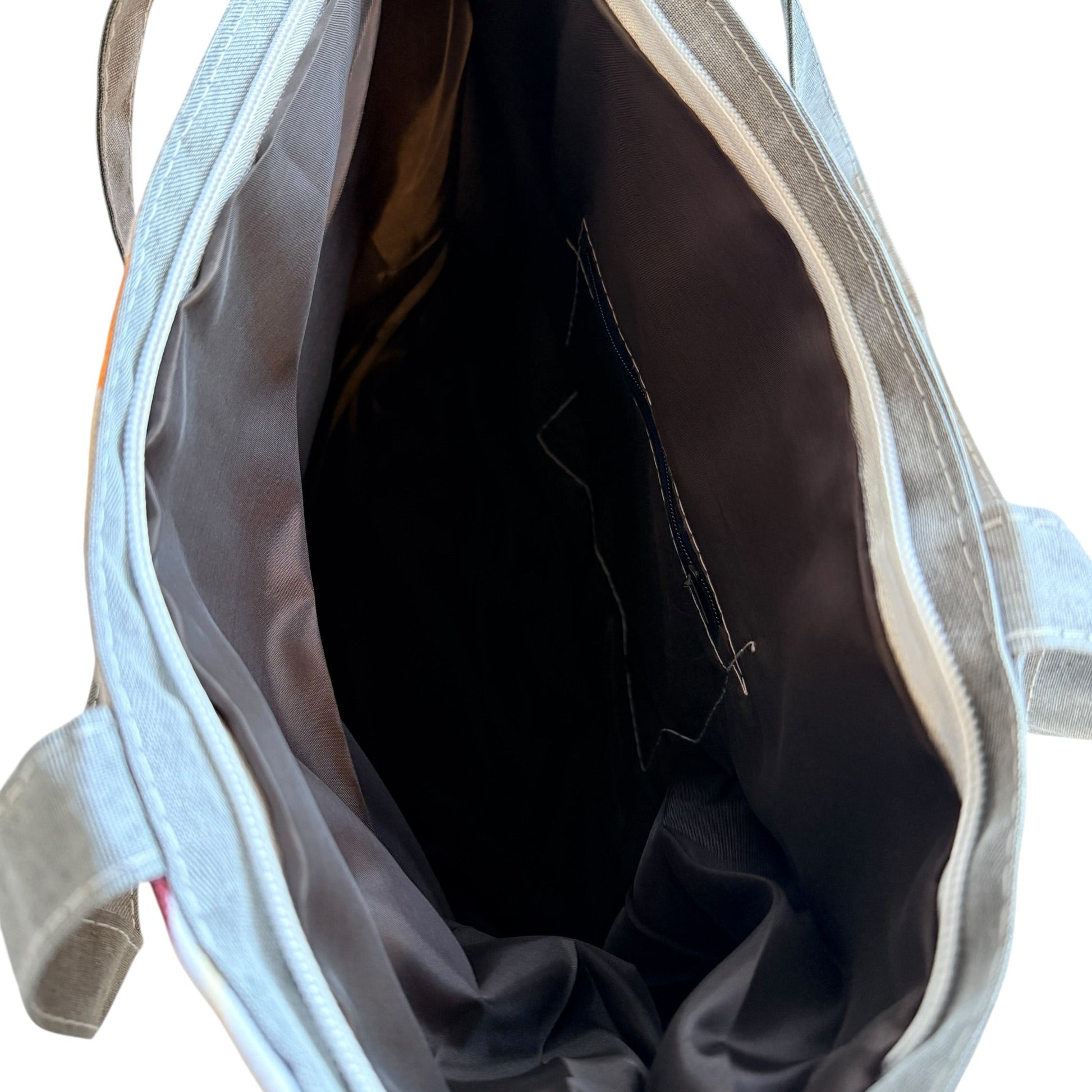 Olkalaukku Kukka - Lahja ja Sisustus Juuttisäkki