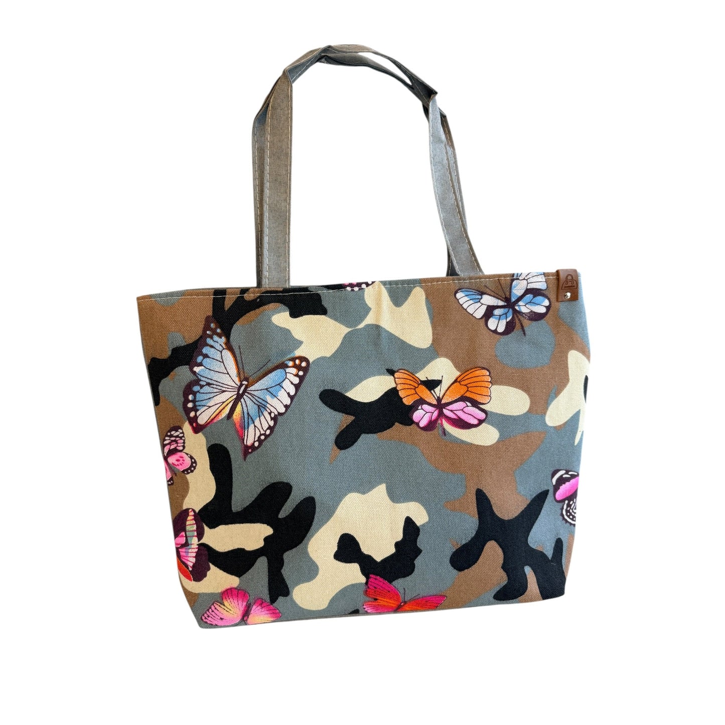 Olkalaukku Perhonen - Lahja ja Sisustus Juuttisäkki