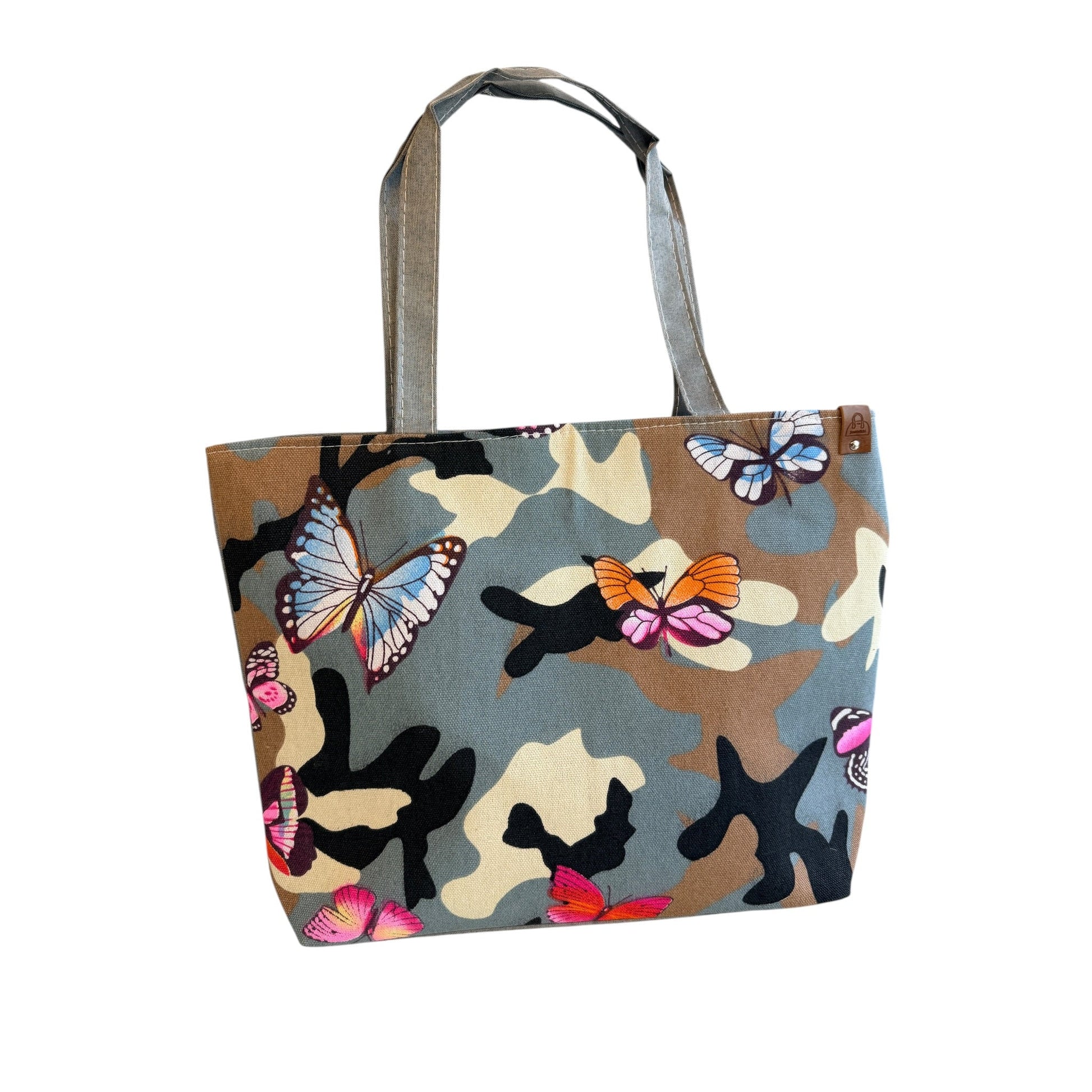 Olkalaukku Perhonen - Lahja ja Sisustus Juuttisäkki