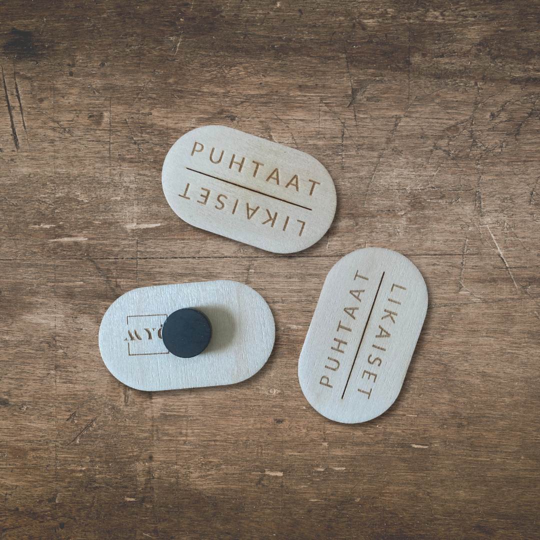 Puhtaat | Likaiset - magneetti astianpesukoneeseen - Lahja ja Sisustus Juuttisäkki