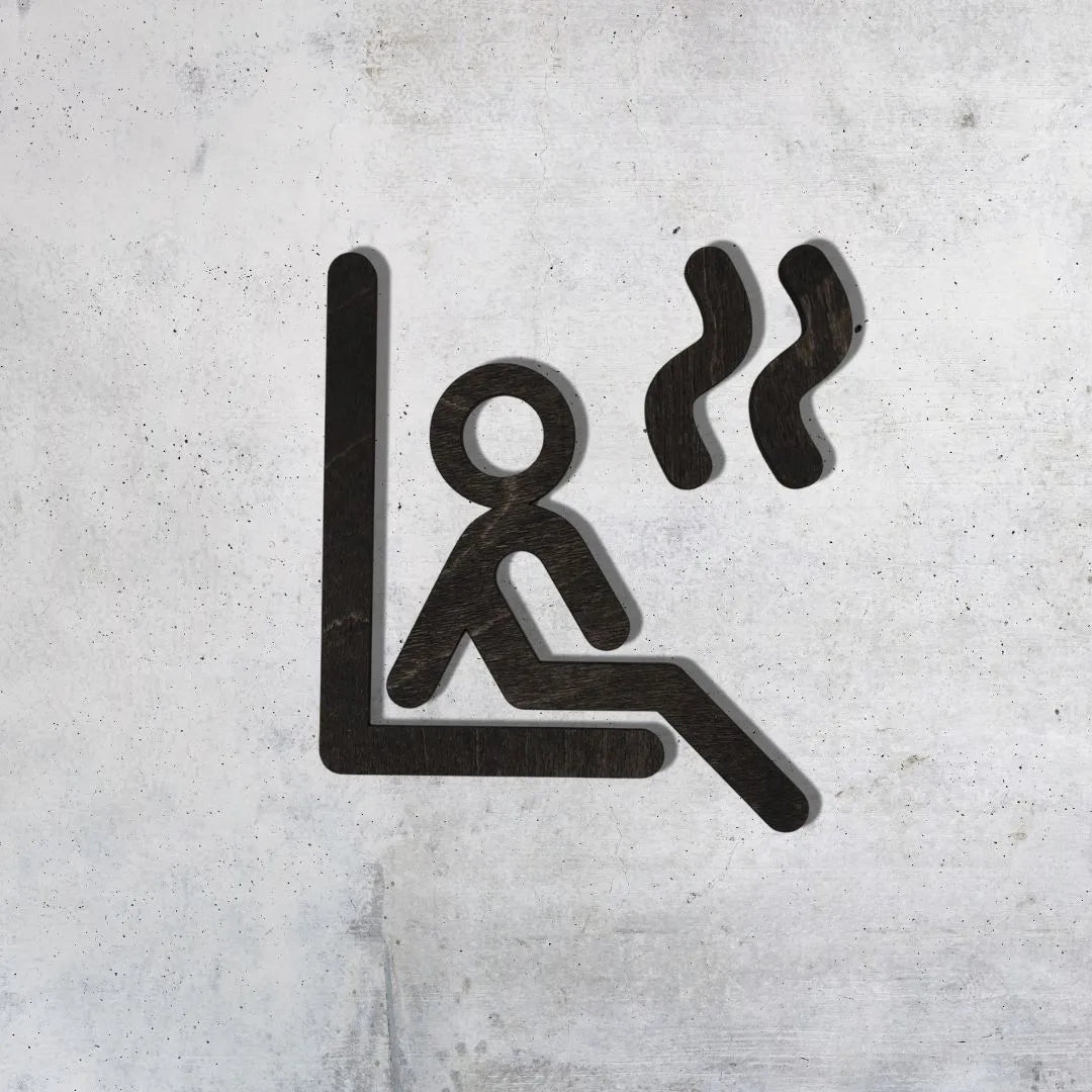 Puinen saunakyltti | Rento - Lahja ja Sisustus Juuttisäkki