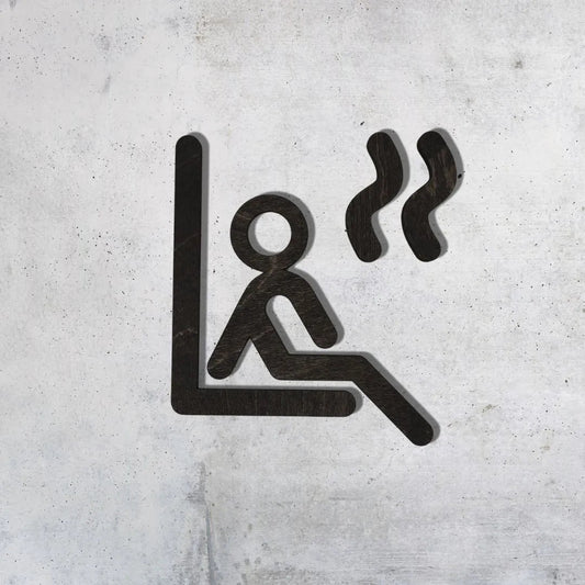 Puinen saunakyltti | Rento - Lahja ja Sisustus Juuttisäkki