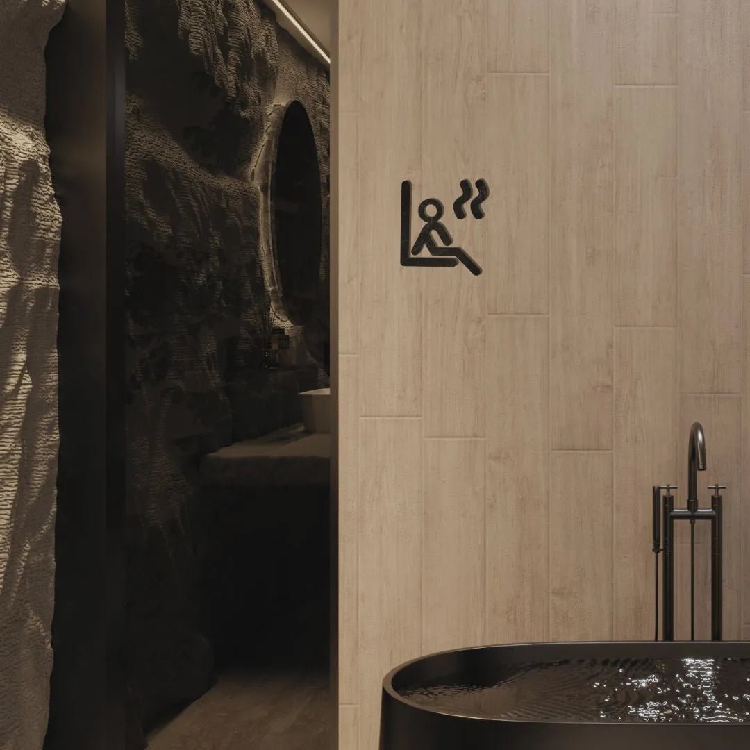 Puinen saunakyltti | Rento - Lahja ja Sisustus Juuttisäkki