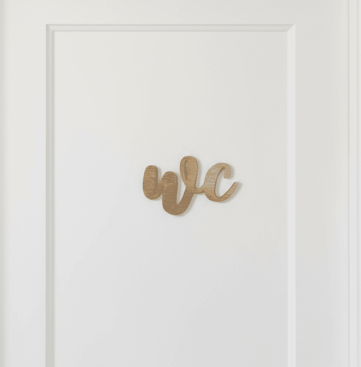 Puinen WC - kyltti - Lahja ja Sisustus Juuttisäkki