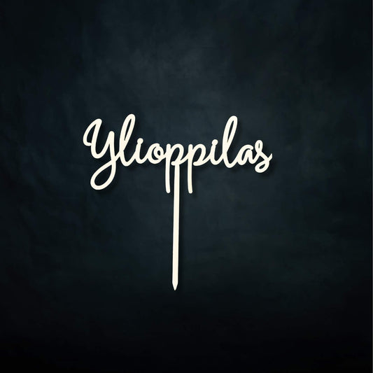 Puinen ylioppilas - kakkukoriste - Lahja ja Sisustus Juuttisäkki