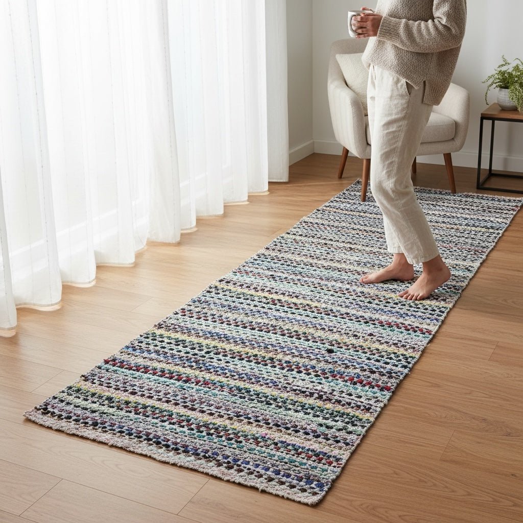 Räsymatto Pirkko - Lahja ja Sisustus Juuttisäkki