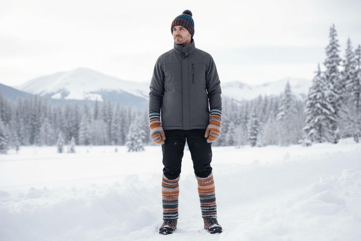 Säärystimet Jämälanka - kotimaista käsityötä - Lahja ja Sisustus Juuttisäkki