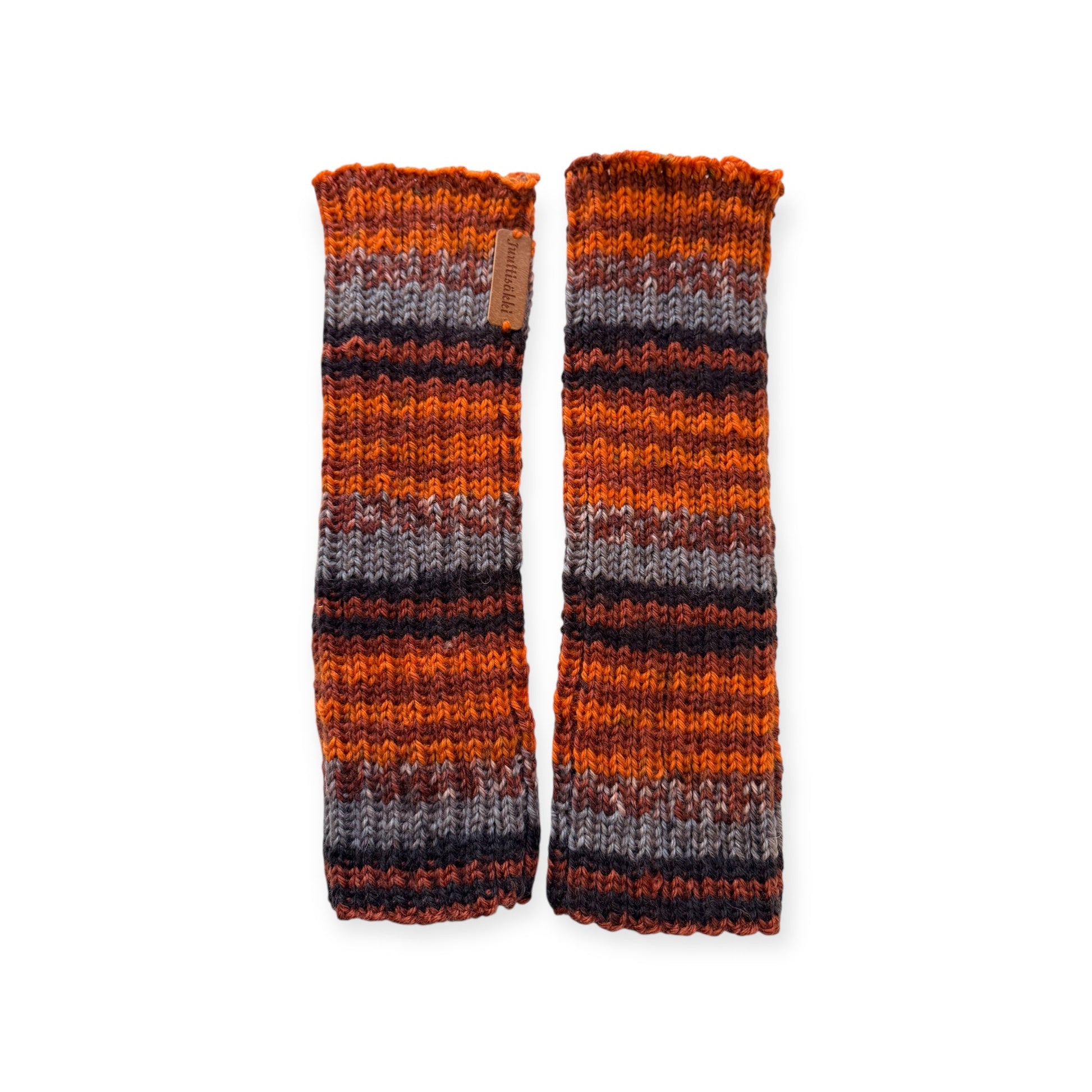 Säärystimet Oranssi - Lahja ja Sisustus Juuttisäkki