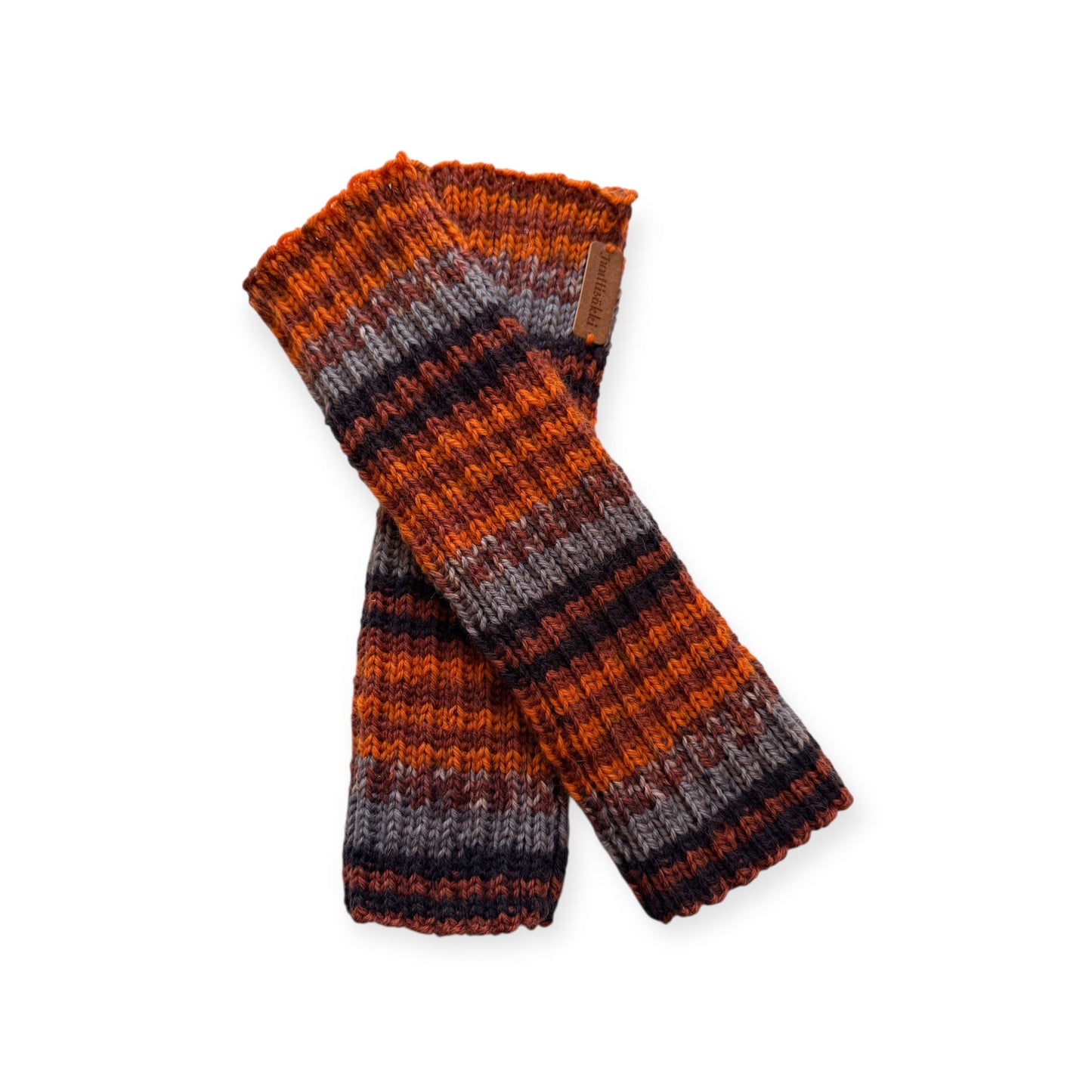 Säärystimet Oranssi - Lahja ja Sisustus Juuttisäkki