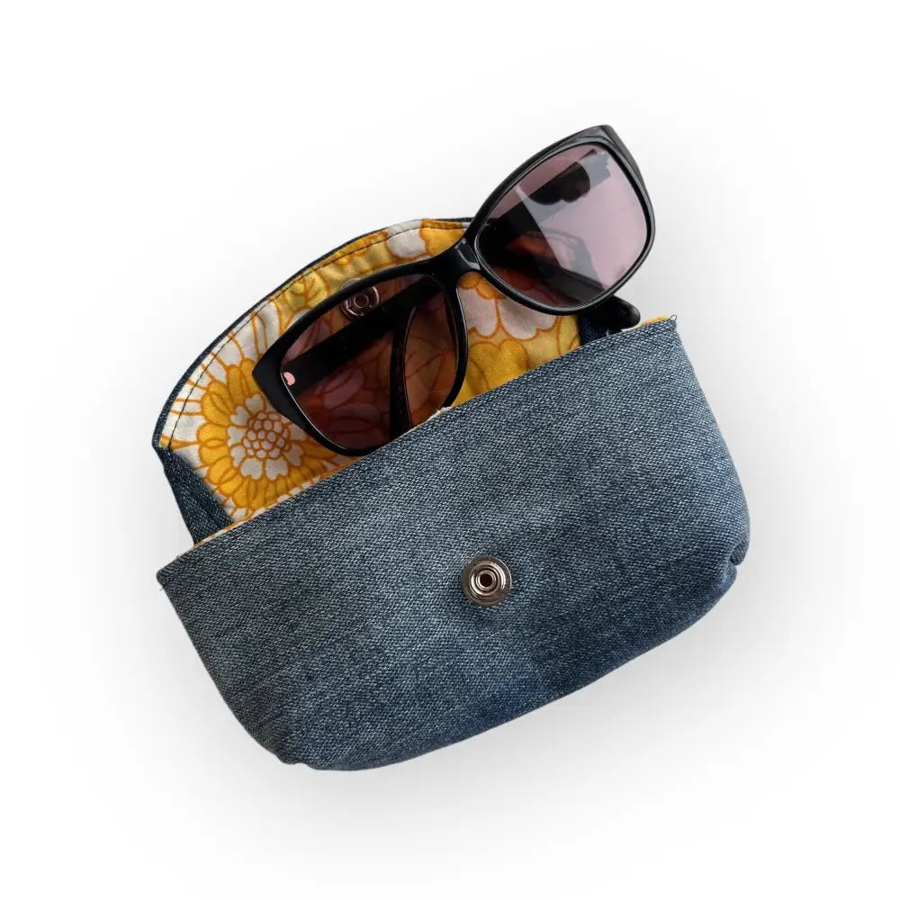 Silmälasikotelo Farkku - Lahja ja Sisustus Juuttisäkki