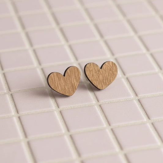 Sydän korvakorut | Lempi - Lahja ja Sisustus Juuttisäkki