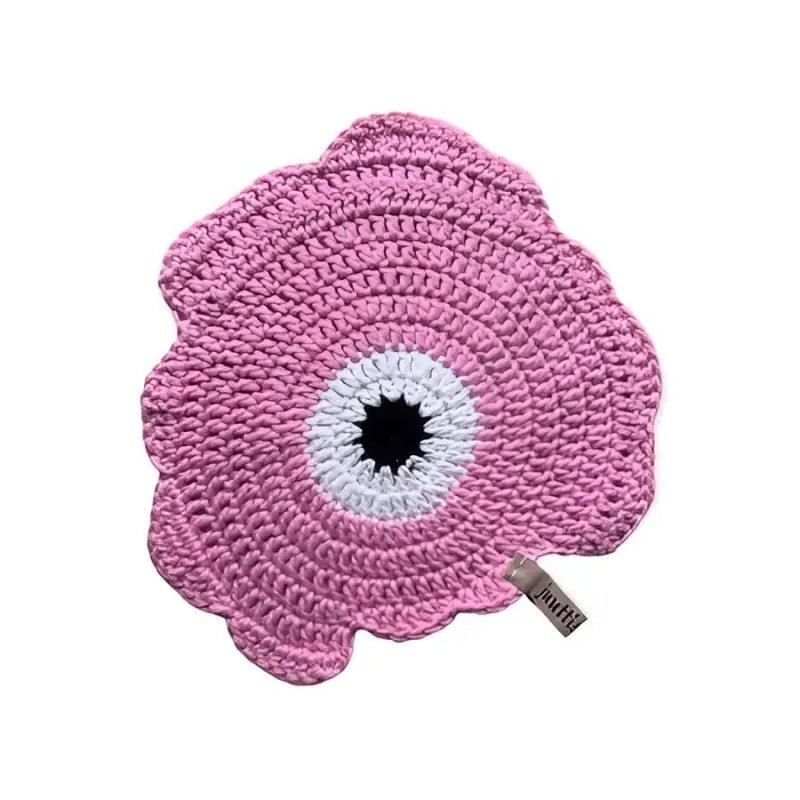 Tiskirätti Kukka - Lahja ja Sisustus Juuttisäkki