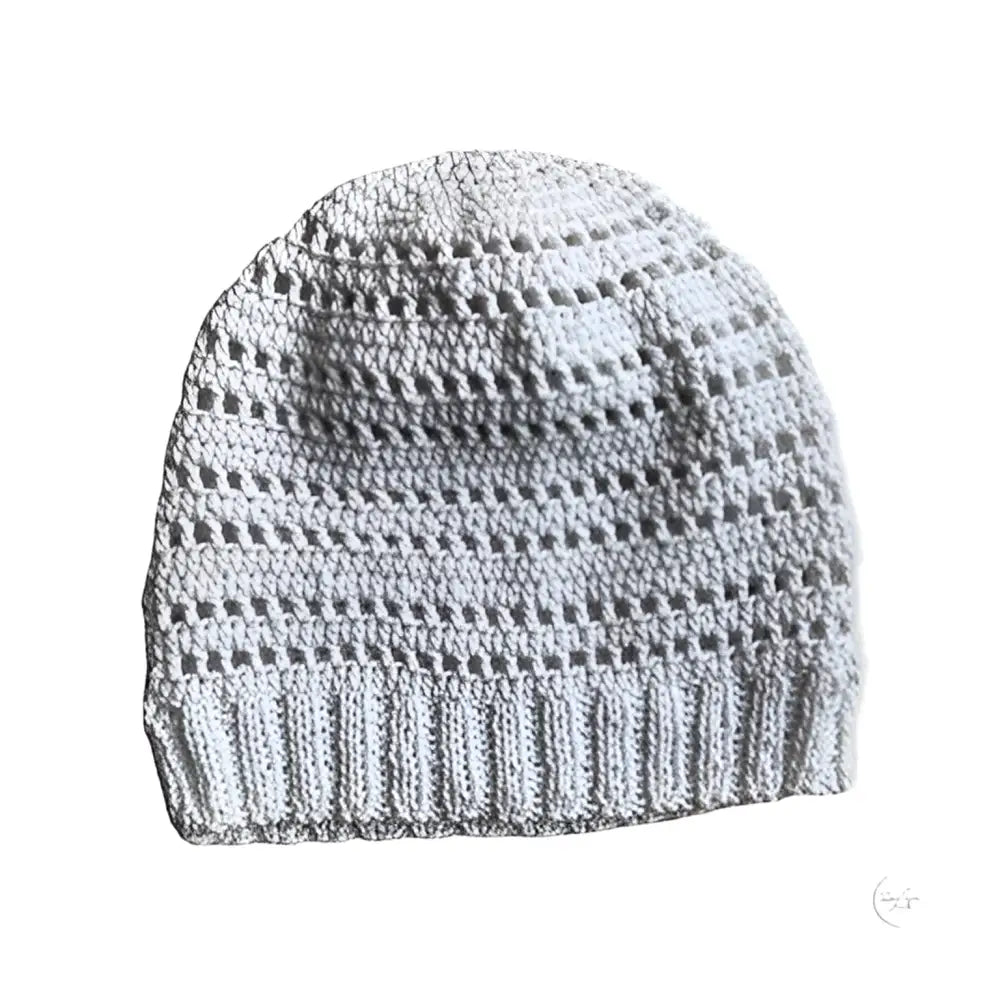 Valkoinen puuvillapipo Beanies