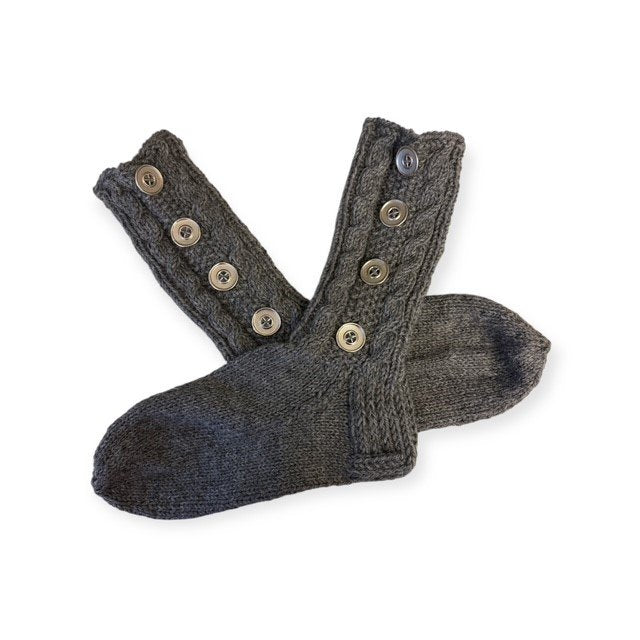 Villasukat Nappi - Lahja ja Sisustus Juuttisäkki - 