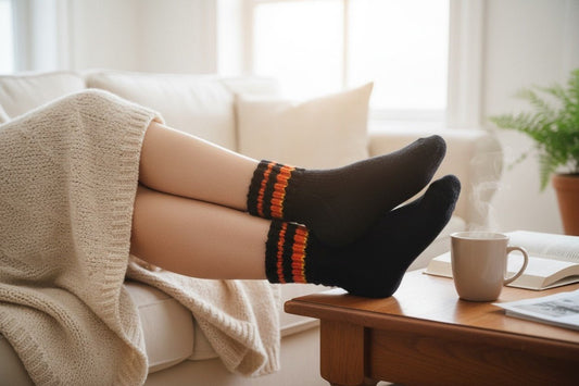 Villasukat Olga - Lahja ja Sisustus Juuttisäkki