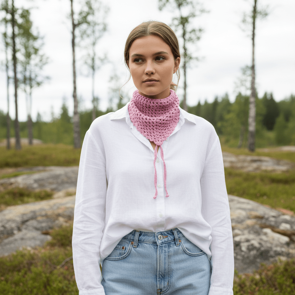 Virkattu Hellehuivi - lifestyle käytössä