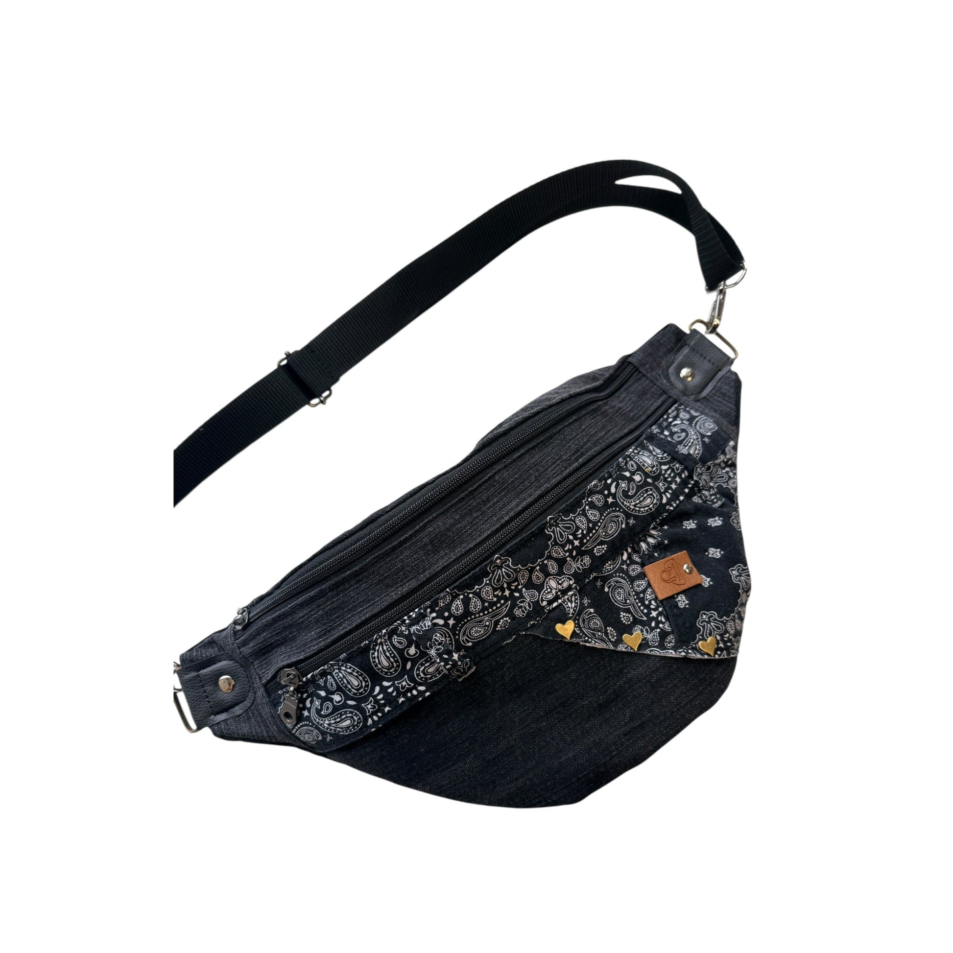 Vyölaukku - crossbody Farkku - Lahja ja Sisustus Juuttisäkki
