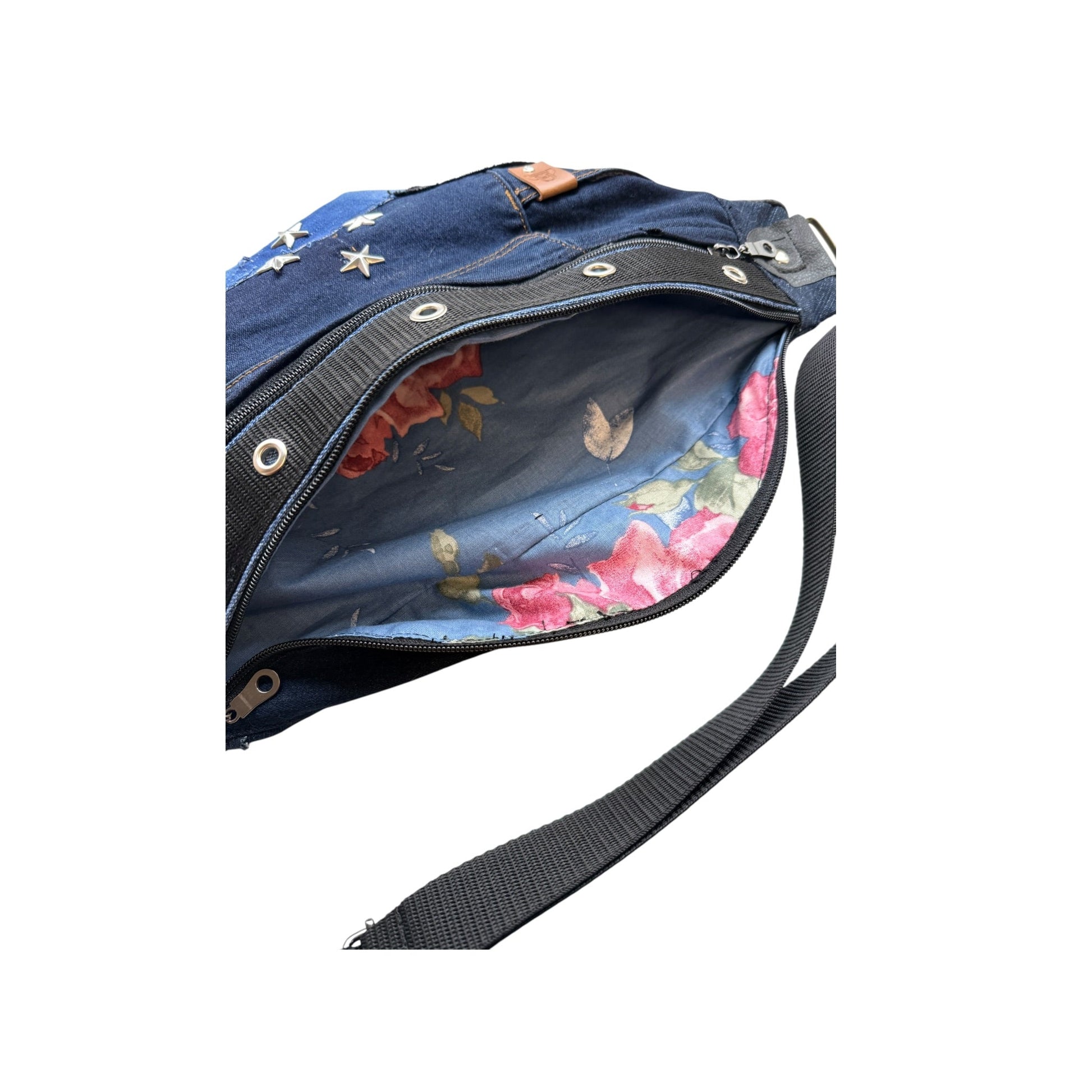 Vyölaukku - crossbody Farkku - Lahja ja Sisustus Juuttisäkki