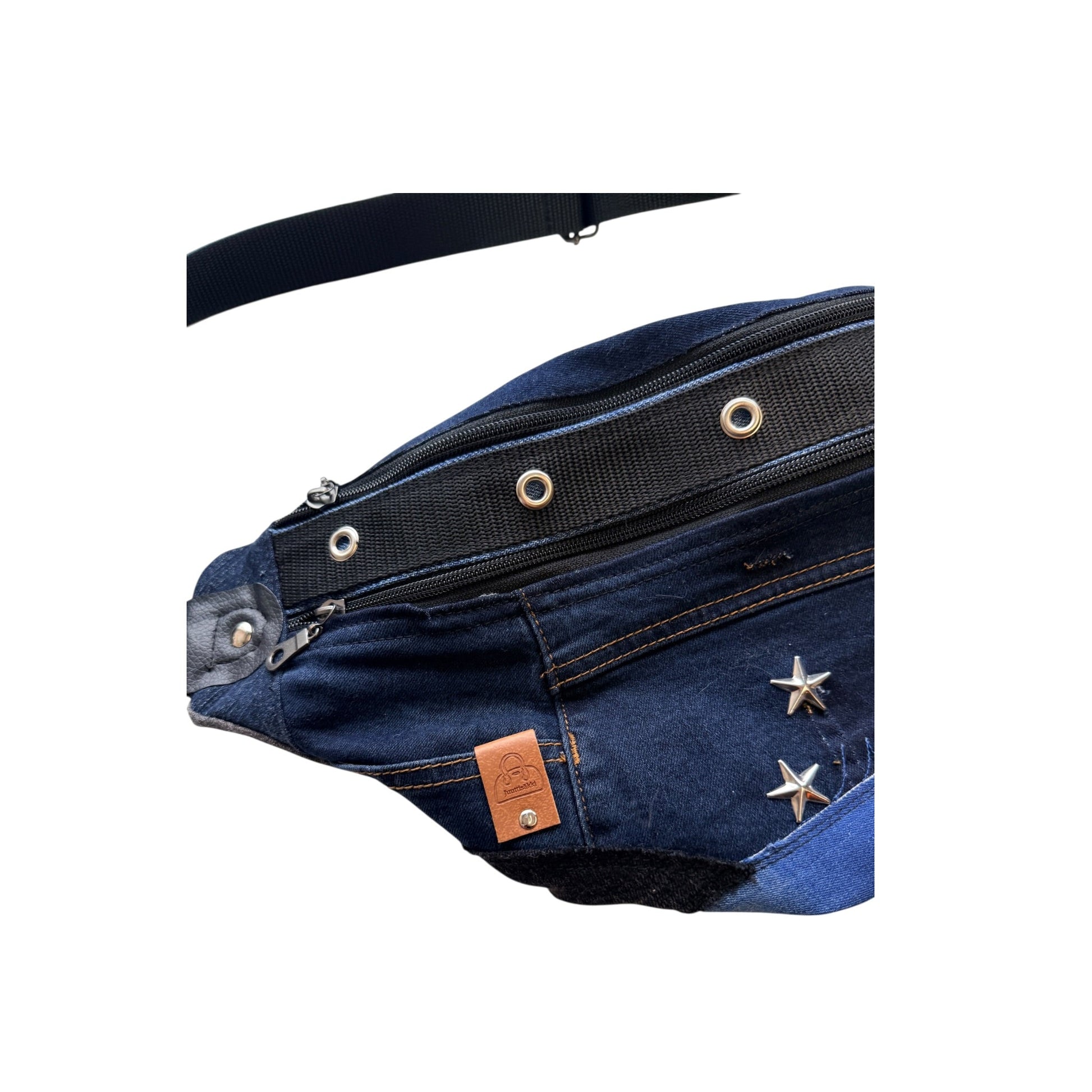Vyölaukku - crossbody Farkku - Lahja ja Sisustus Juuttisäkki