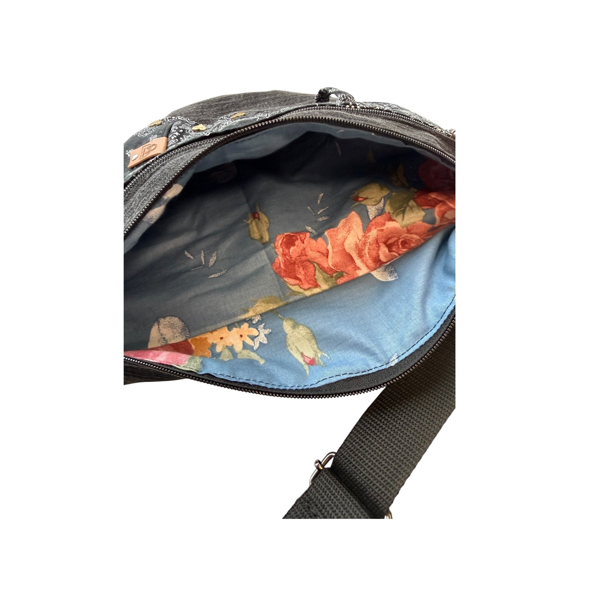 Vyölaukku - crossbody Farkku - Lahja ja Sisustus Juuttisäkki