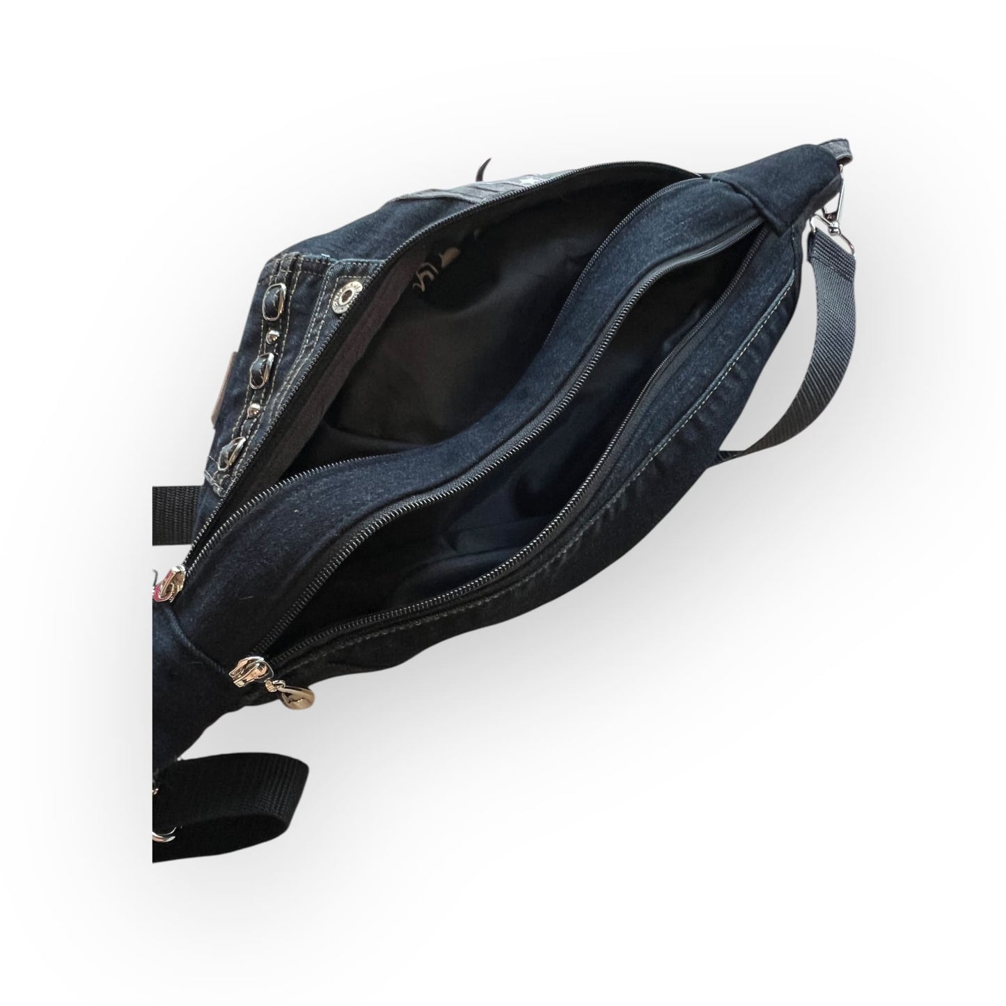 Vyölaukku - crossbody Farkku - Lahja ja Sisustus Juuttisäkki