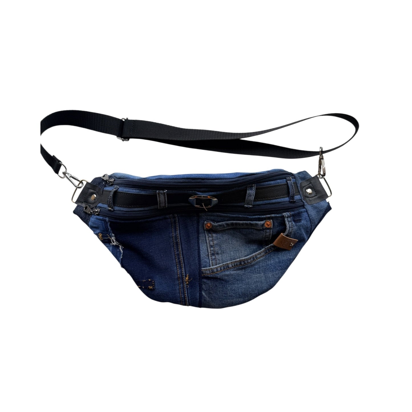Vyölaukku - crossbody Farkku - Lahja ja Sisustus Juuttisäkki