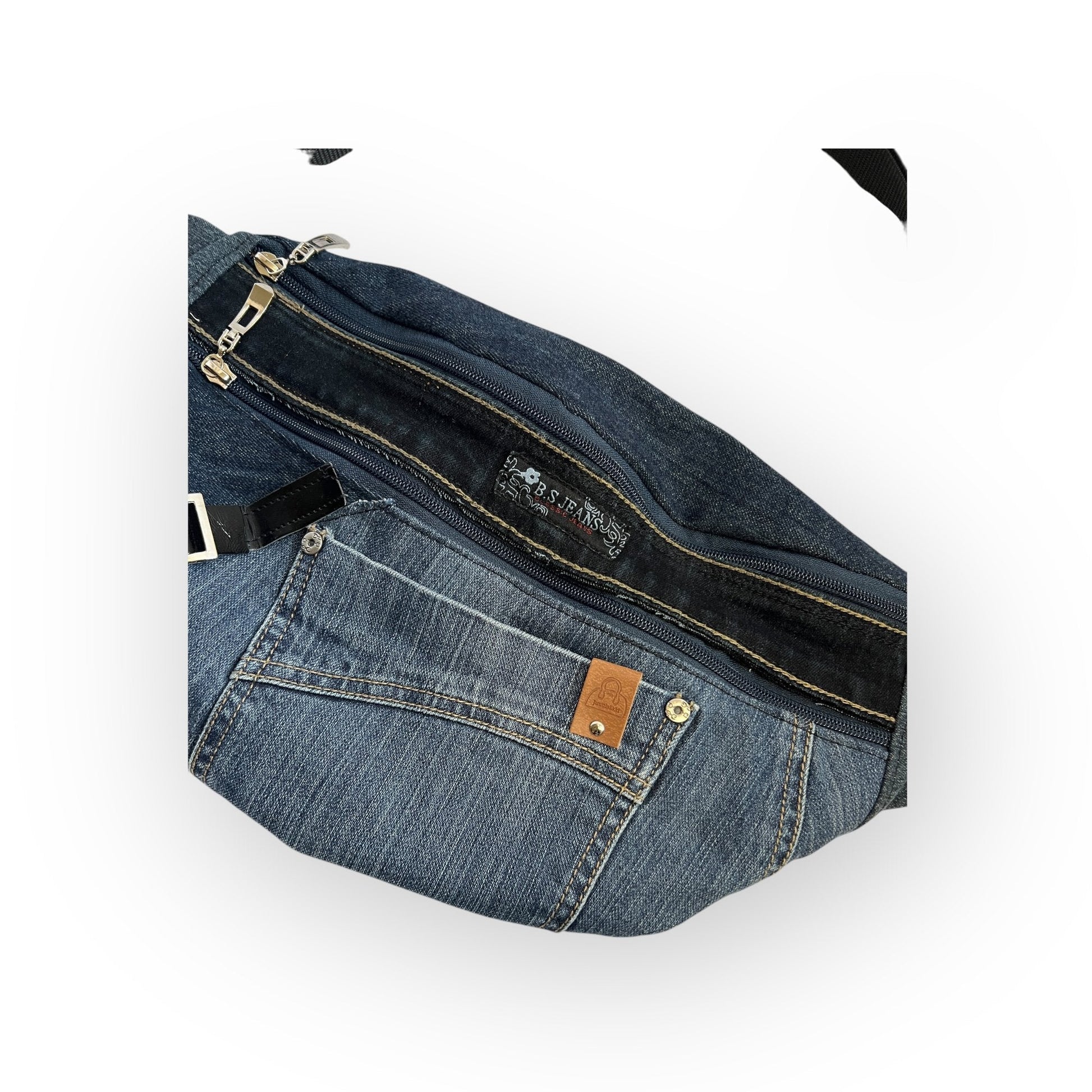 Vyölaukku - crossbody Farkku - Lahja ja Sisustus Juuttisäkki