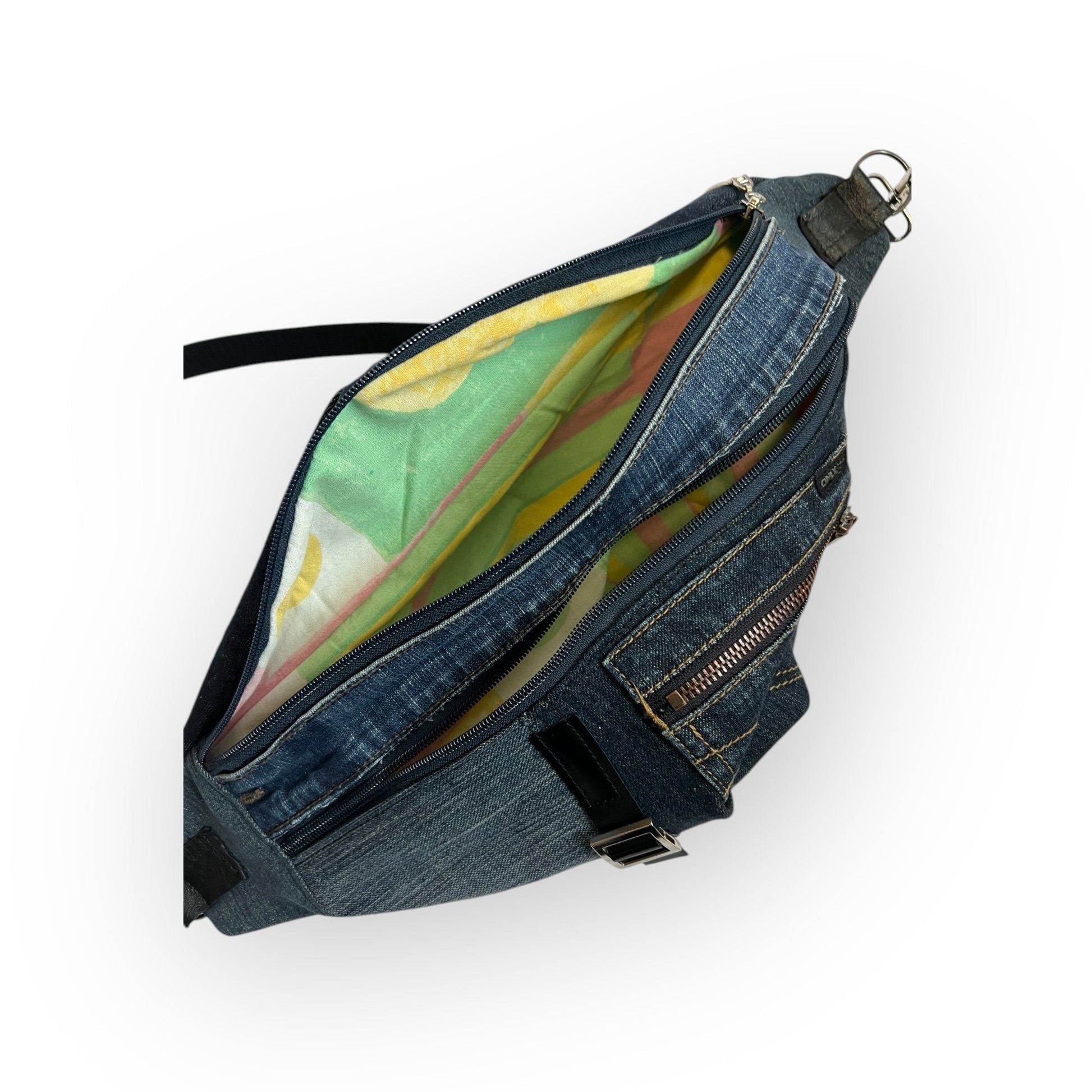 Vyölaukku - crossbody Farkku - Lahja ja Sisustus Juuttisäkki