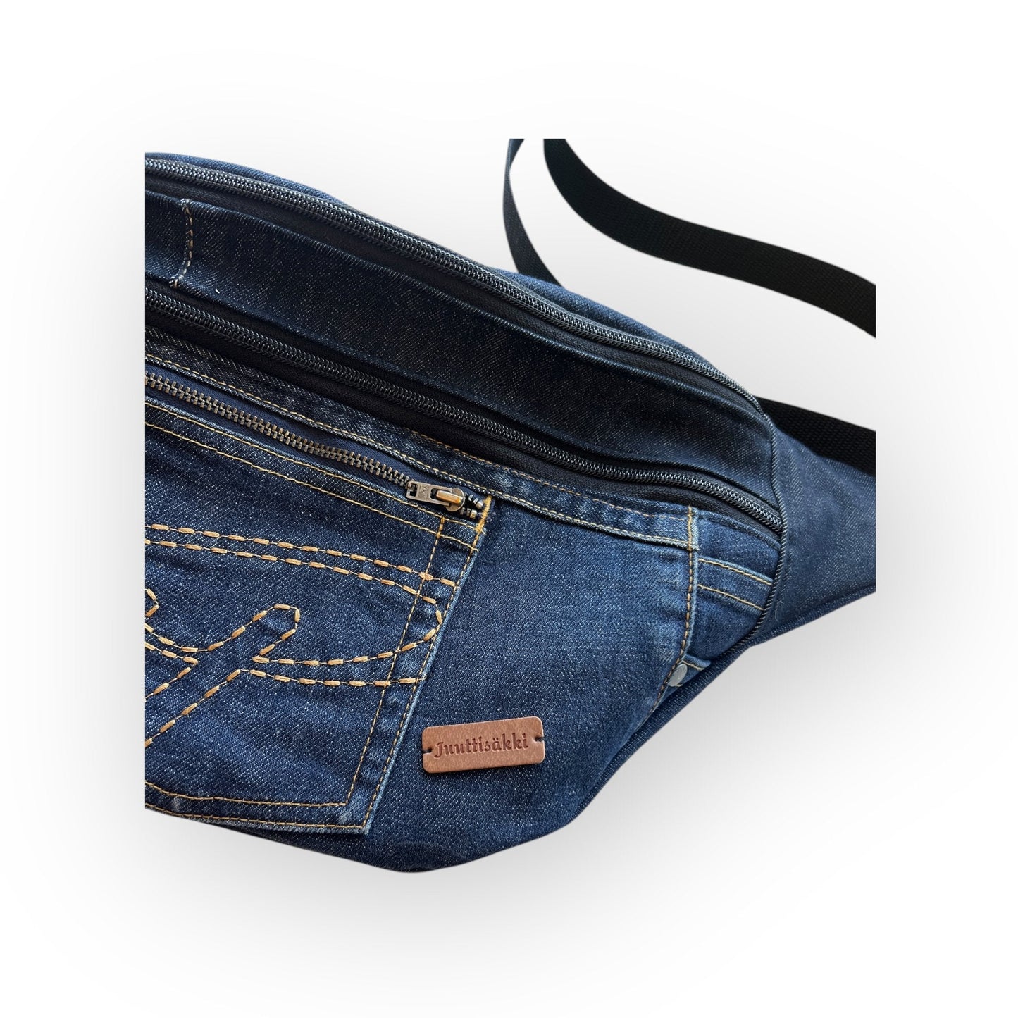 Vyölaukku - crossbody Farkku - Lahja ja Sisustus Juuttisäkki - 