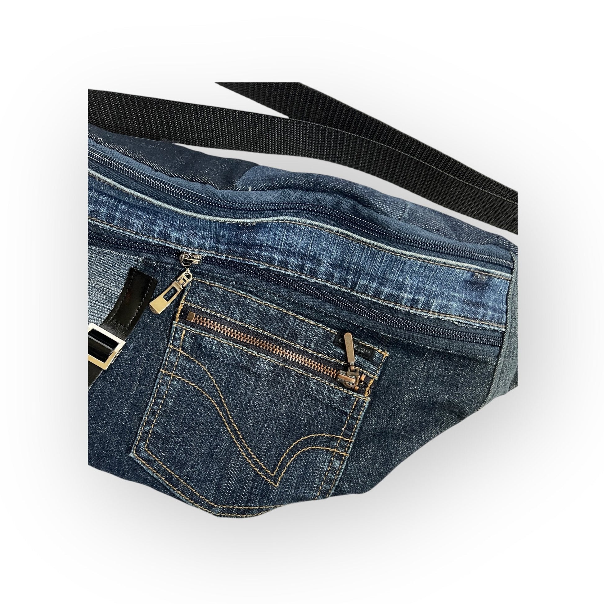 Vyölaukku - crossbody Farkku - Lahja ja Sisustus Juuttisäkki