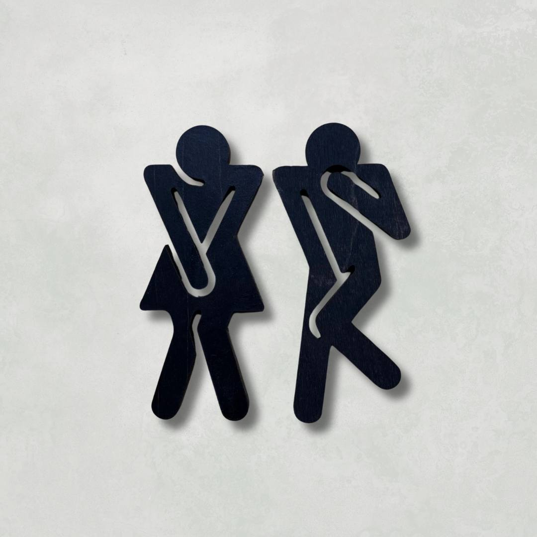 WC - kyltti | Pidättely - Lahja ja Sisustus Juuttisäkki